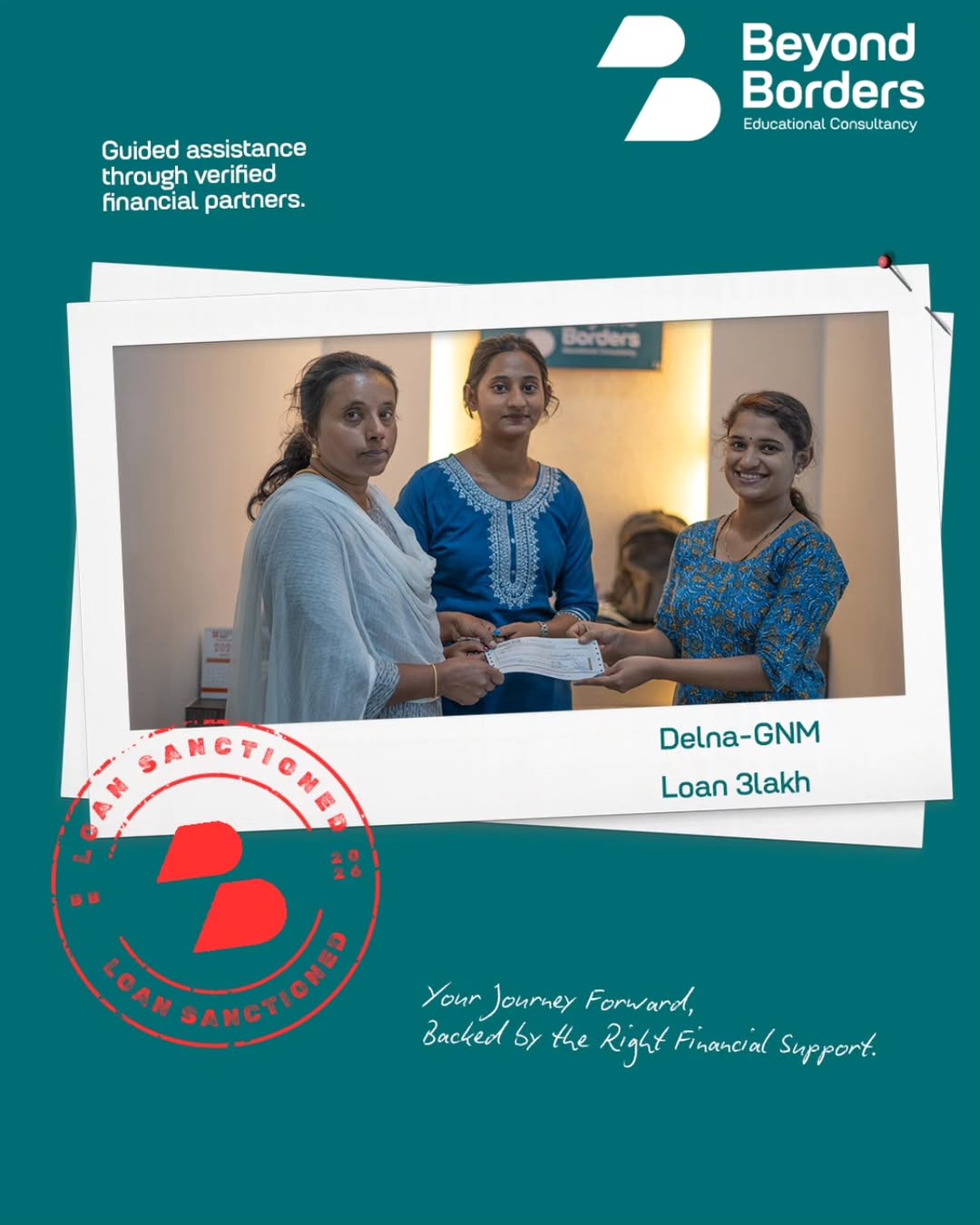 Kerala student celebrating academic counseling support from Beyond Borders Study