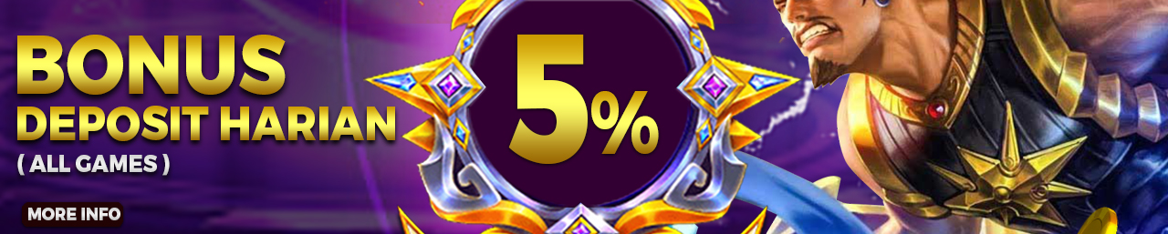 Bonus Deposit Harian 5%
