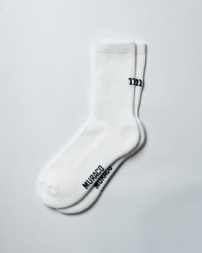 muraco × MARCOMONDE SPORTS SOCKS WHITE