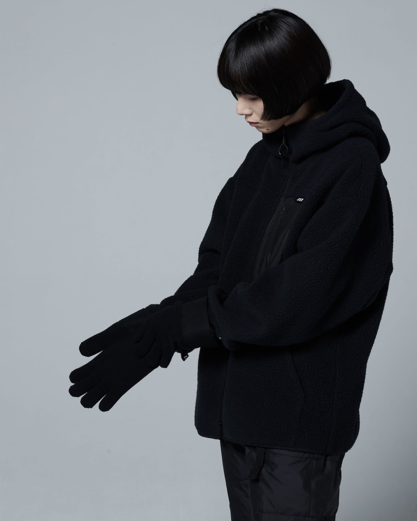 MURACO(ムラコ) DOUBLE KNIT GLOVES GREY 通販