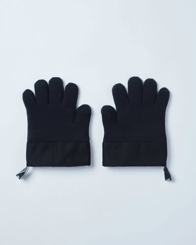 DOUBLE KNIT GLOVES BLACK Stove OUTDOOR GUILD MURACO