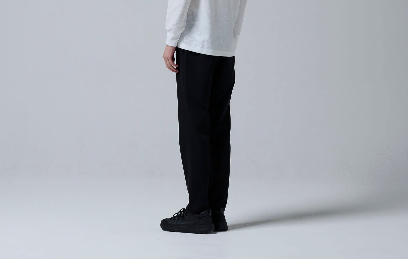 MET-O 2WAY DOUBLE CLOTH PANTS BLACK | メットオーツーウェイダブル