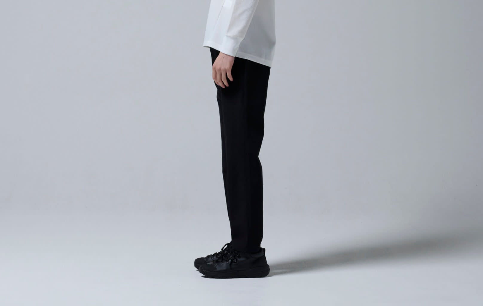 MET-O 2WAY DOUBLE CLOTH PANTS BLACK | メットオーツーウェイダブル