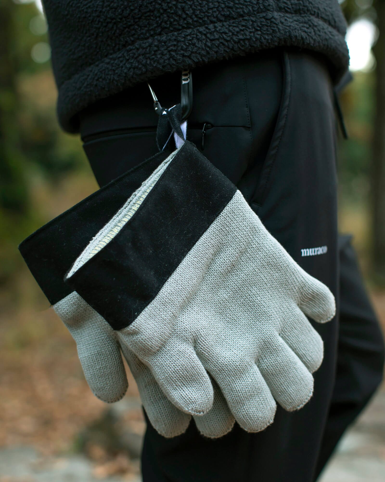 MURACO(ムラコ) DOUBLE KNIT GLOVES GREY 通販