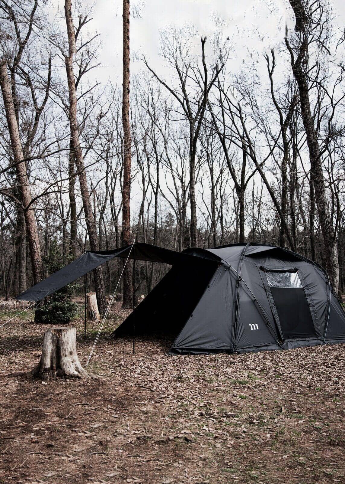 タイプキャンプテントシェルターmuraco ムラコ　ZIZ TENT SHELTER ブラック