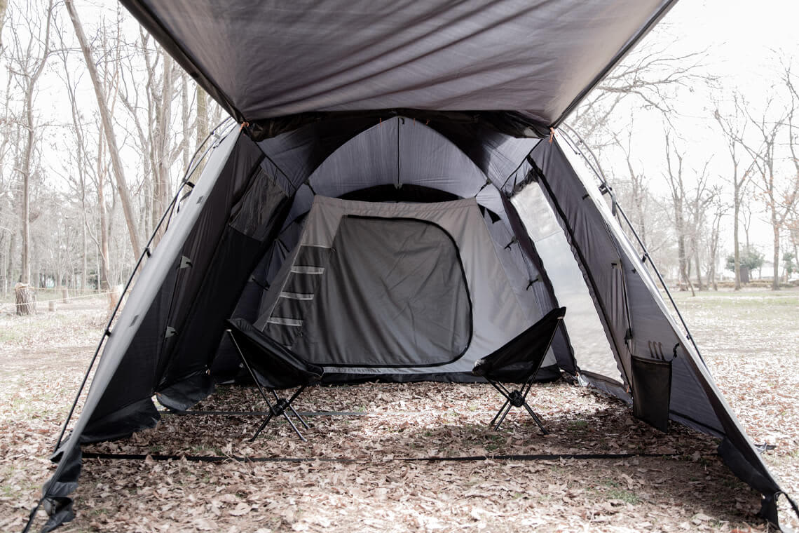 ZIZ TENT SHELTER BLACK｜ジズテントシェルターブラック｜muraco ...