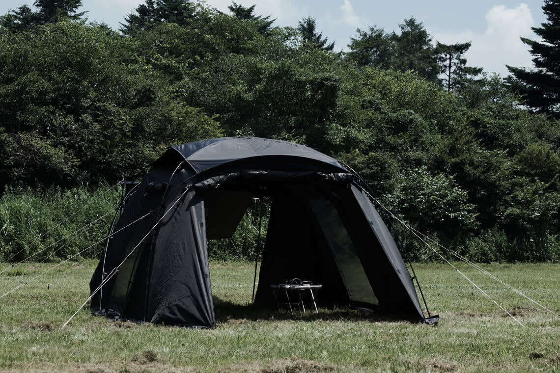 ZIZ TENT SHELTER BLACK｜ジズテントシェルターブラック｜muraco ...