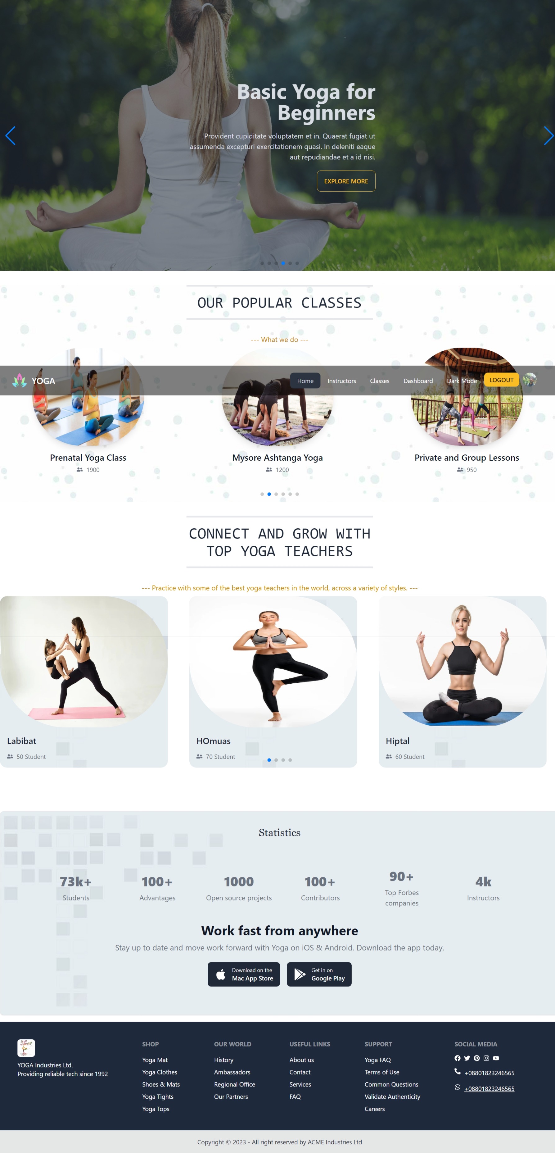 Yoga Camp School