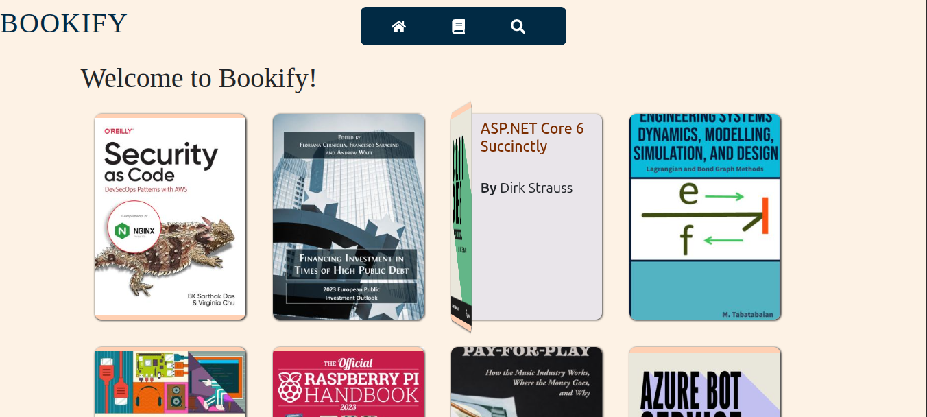Bookify project card