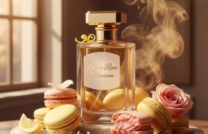 Lemon Rose Macaron