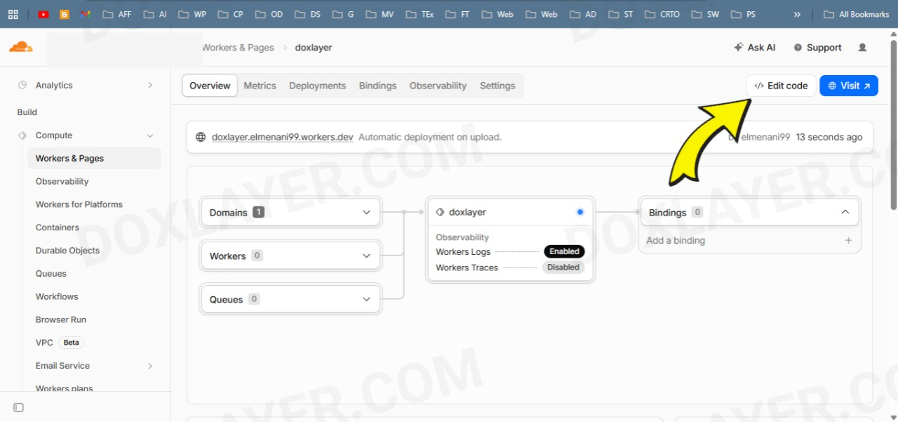Code editor execution button