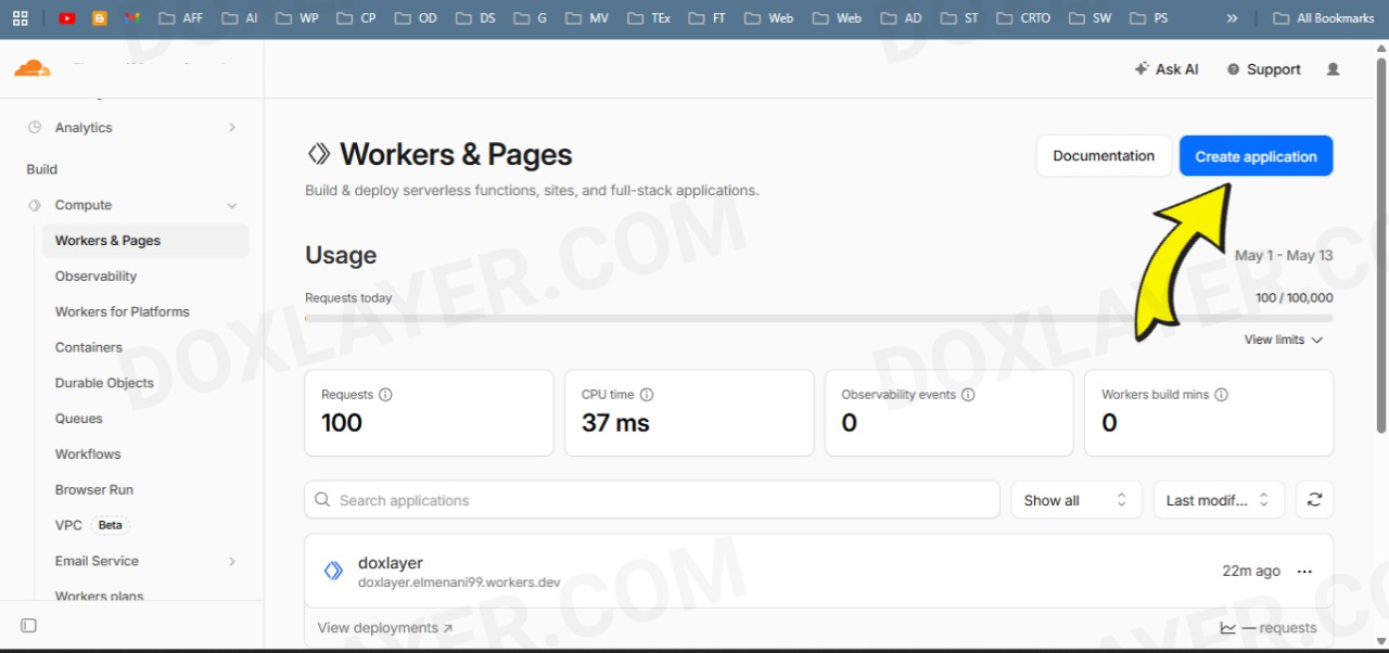 Create application initialization