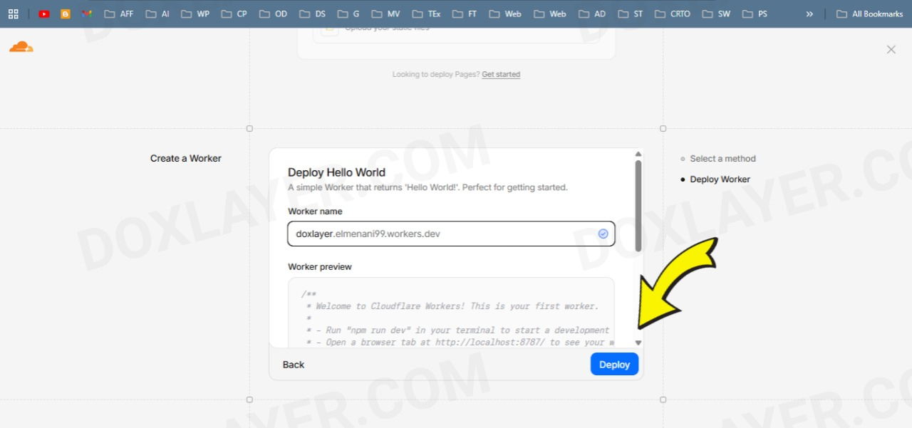 Naming and deployment confirmation