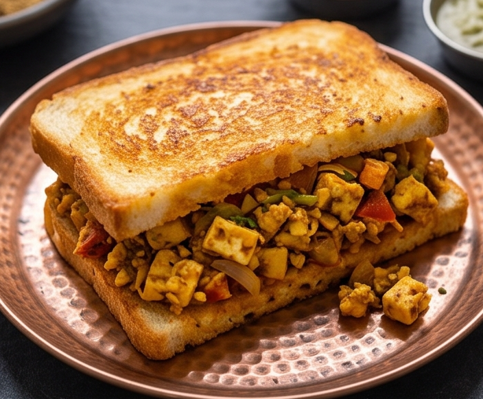 Paneer Bhurji Sandwich