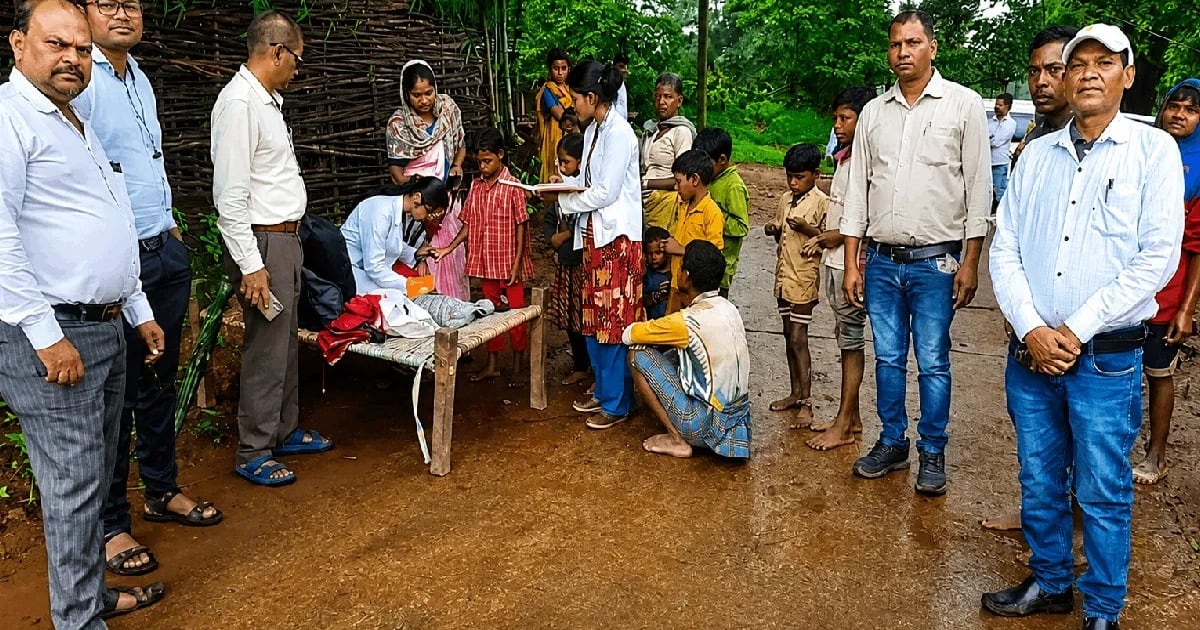 बालाघाट के नक्सलमुक्त एरिया में पहली बार पहुंची डॉक्टरों की टीम, 125 बच्चों की जान बचाई