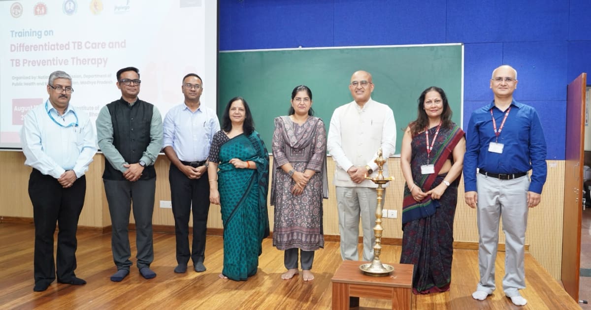 भोपाल- एम्स में टीबी मरीजों की बेहतर देखभाल के लिए विभेदित टीबी उपचार पर प्रशिक्षण