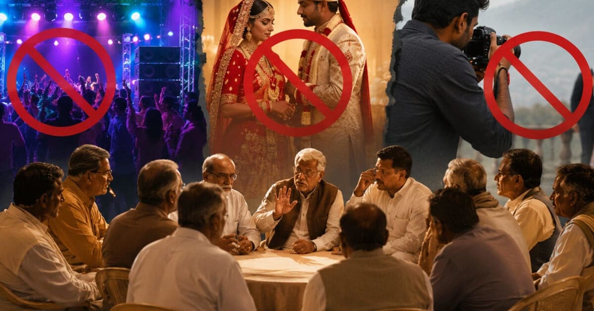 शादी में बजा DJ तो घराती-बराती पर 21-21 हजार का जुर्माना, प्री-वेडिंग शूट भी बंद, इस समाज ने लिए कड़े फैसले