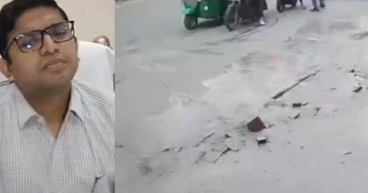 इंदौर में नई पाइपलाइन टेस्टिंग के दौरान क्यों धंसी 40 करोड़ की स्मार्ट सड़क? नगर आयुक्त ने बताई बड़ी वजह