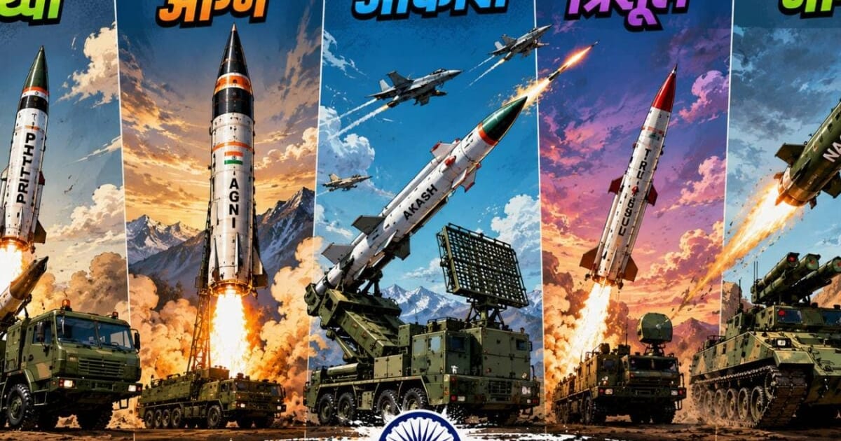 भारत ने पृथ्वी-अग्नि-आकाश को किया काबू, फिर त्रिशूल से मिली ब्रह्मास्त्र जैसी ताकत, नाग से तो थरथरा गए चीन-पाकिस्तान