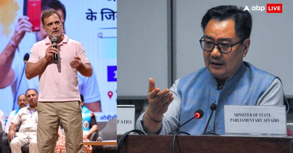 वायु सेना का हुआ था इस्तेमाल…, किरेन रिजिजू का राहुल के आरोपों पर करारा पलटवार