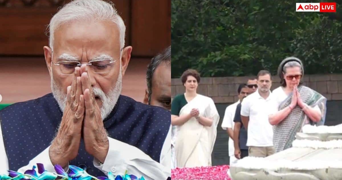 राजीव गांधी जयंती: पीएम मोदी ने किया याद, सोनिया गांधी ने दी श्रद्धांजलि