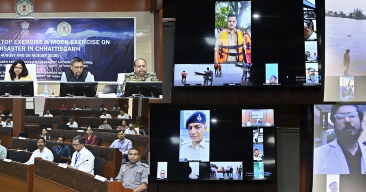 बाढ़ आपदा से निपटने सभी 33 जिलों में मॉक ड्रिल