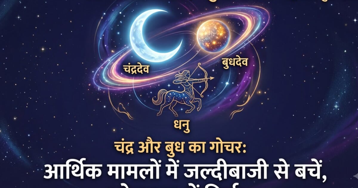 Dhanu Rashifal 22 August 2026: चंद्र-बुध का बड़ा गोचर! आर्थिक मामलों में जल्दबाजी से बचें, सोच-समझकर लें फैसला