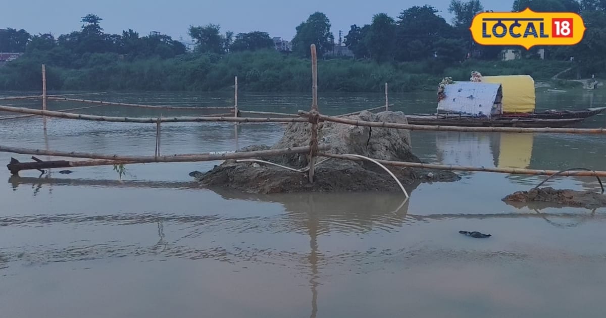 सुल्तानपुर में गोमती का जल स्तर बढ़ने से सीताकुंड घाट जलमग्न, नाविकों के पास नहीं सेफ्टी किट, प्रशासन अलर्ट