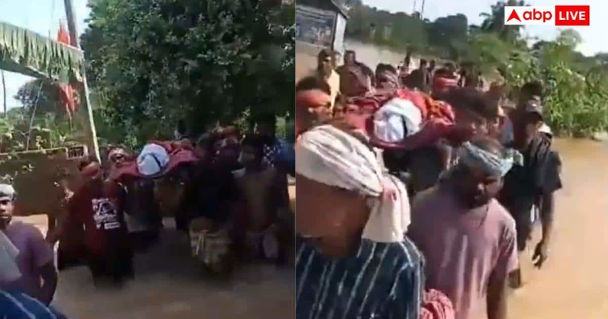 बाहर लबालब पानी और छत पर शव..., 18 घंटे तक मदद की गुहार के बाद अंतिम संस्कार