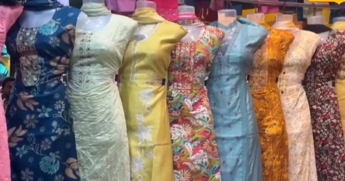 लड़कियों के लिए ग्लास वर्क और फ्रॉक सूट का जबरदस्त कलेक्शन, नोट करें लोकेशन