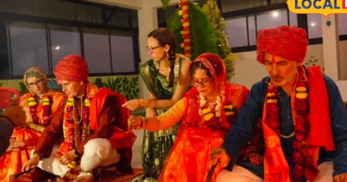 उज्जैन में दिखी आस्था की अनोखी तस्वीर, इटली-स्पेन-इंग्लैंड के जोड़ों ने अपनाया हिंदू विवाह संस्कार