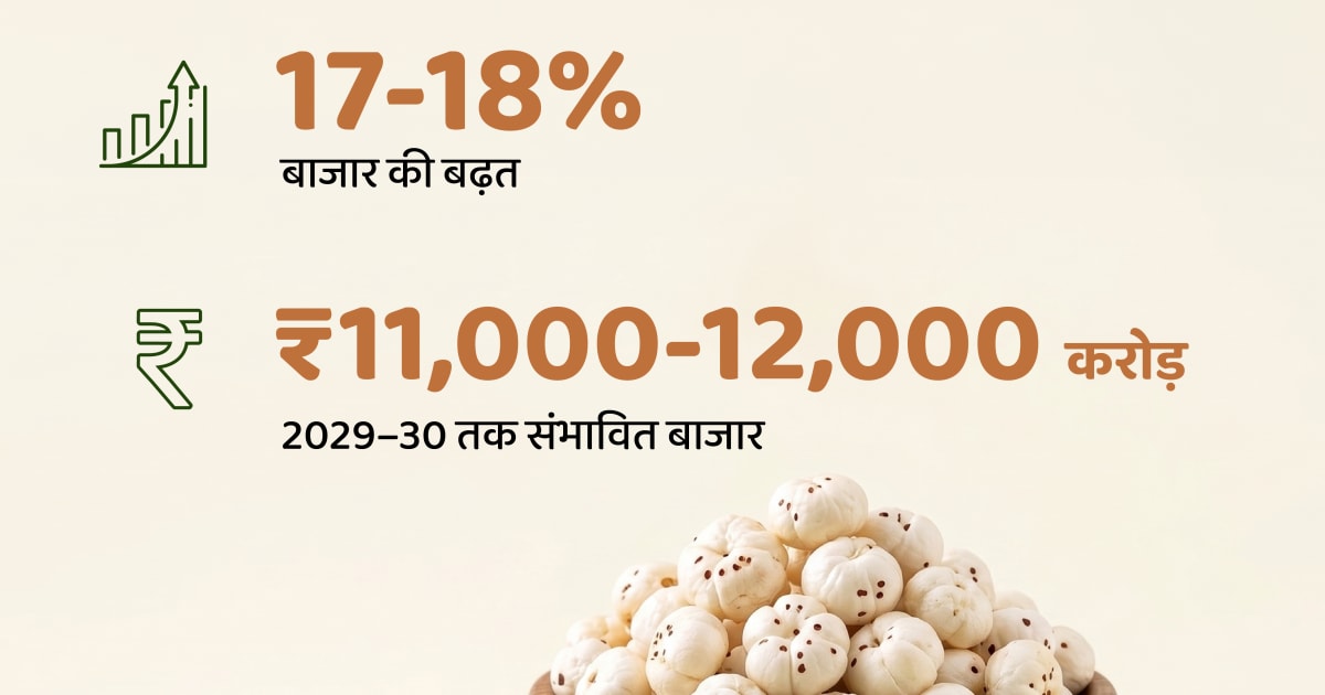 भारत का मखाना: बढ़ती मांग, वैश्विक पहुंच