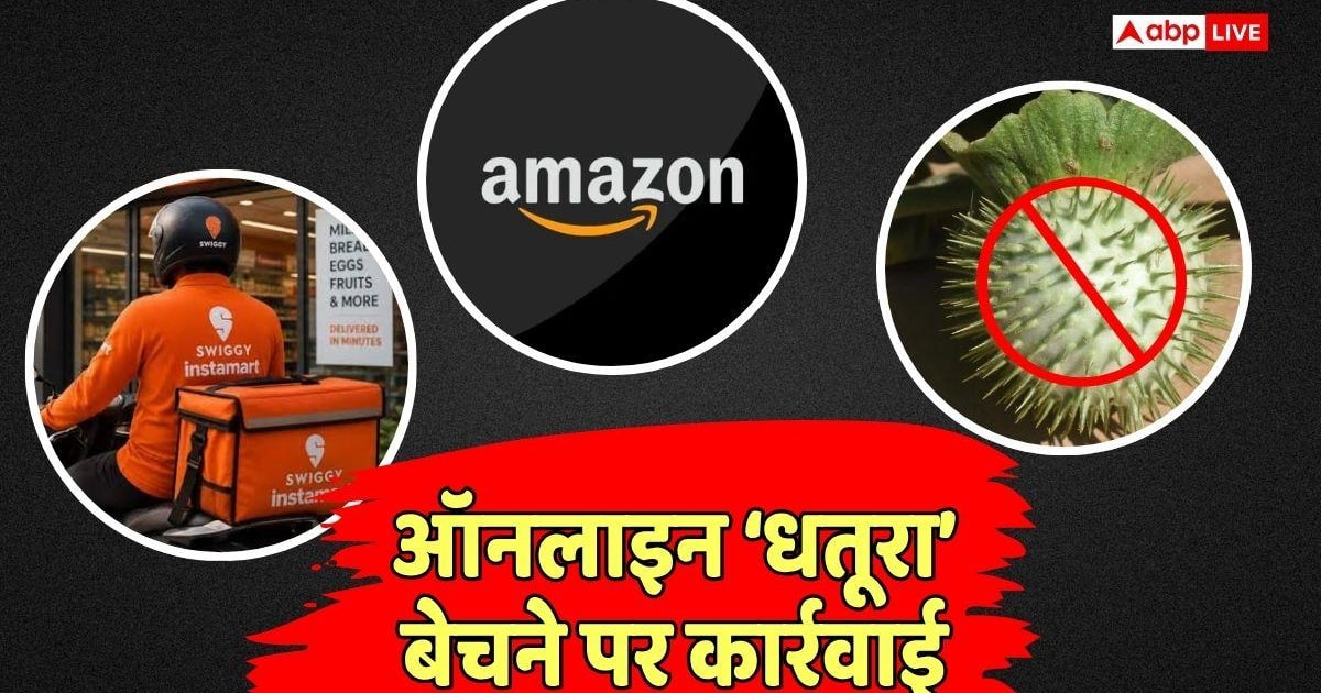 सावन में 'धतूरा' बेचने पर FDA की कार्रवाई, Amazon, Instamart का लाइसेंस किया रद्द