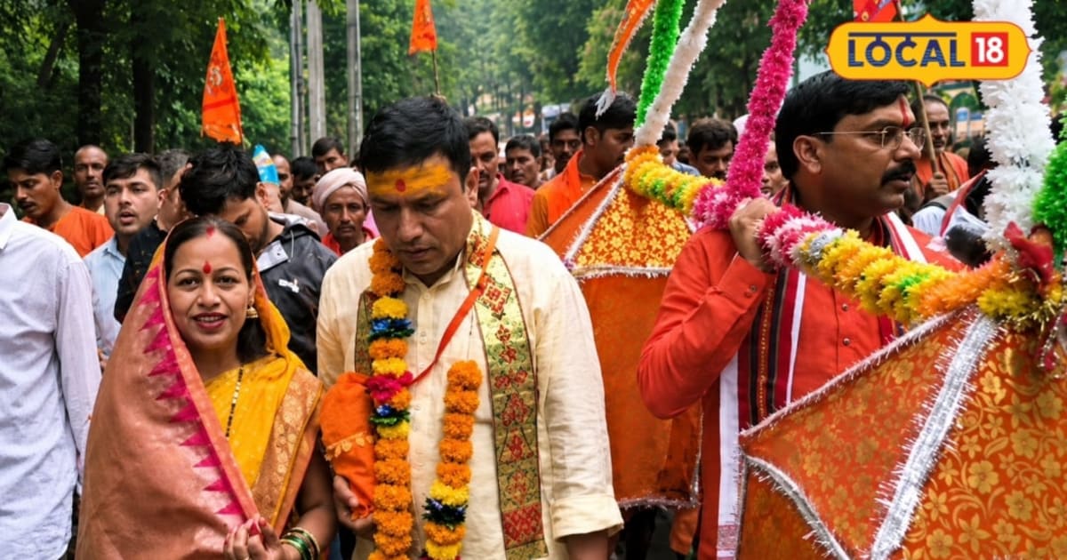15 साल अमेरिका में रहे, फिर भी नहीं छूटा सावन का प्रेम... IITian दंपति कर रहे 121 किमी कांवड़ यात्रा