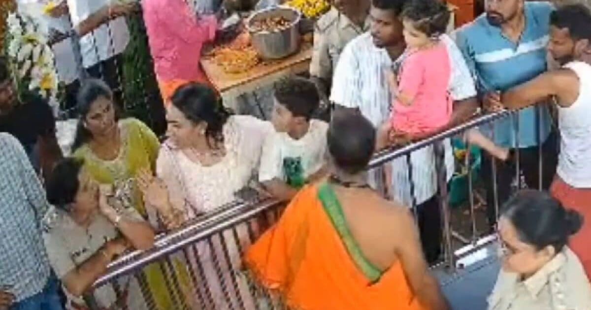 विधायक की बेटी की हनक तो देखिए, महिला पुलिसकर्मी को मंदिर में जड़ा थप्पड़, फिर मिला करारा जवाब, देखें वीडियो