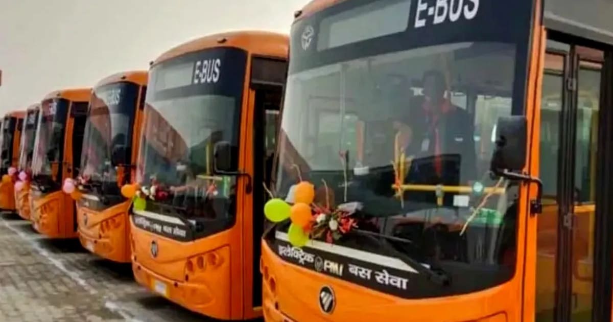 भोपाल में अब हर 10 मिनट में मिलेगी E-Bus, सुबह 6:30 से रात 9 बजे तक मिलेगी सेवा