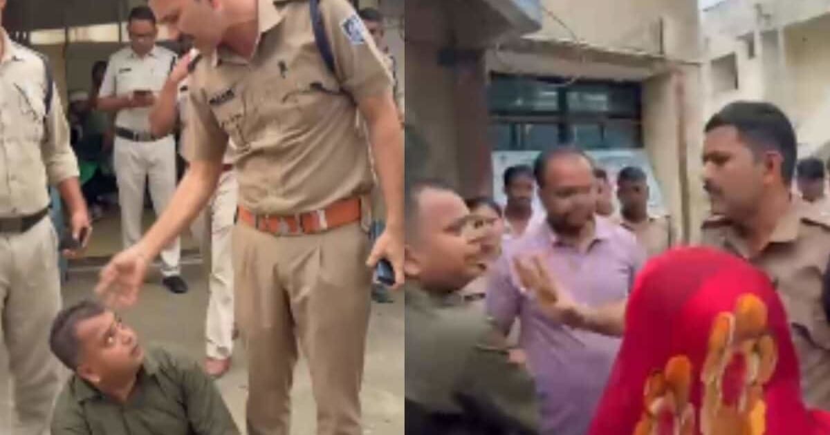 नौटंकी मत कर, FIR ठोक दूंगा, कोरेक्स तस्कर को बचाने गेट पर बैठे BJP नेता, TI और भाजपा नेता में हुई तू-तड़ाक