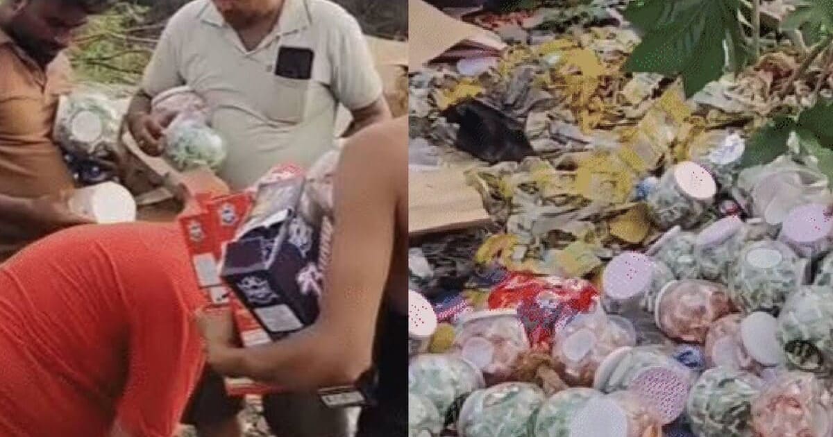 कूड़े में से एक्सपायर्ड टॉफियां बीनकर ले गए लोग, वीडियो वायरल होते ही हड़कंप, क्या इन्हें खाकर बचे रहेंगे बच्चे?
