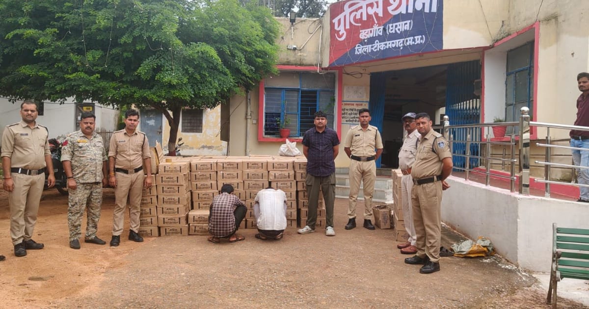 भोपाल - मध्यप्रदेश पुलिस की अवैध शराब के विरुद्ध बड़ी कार्रवाई