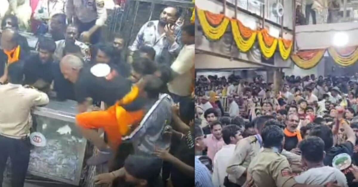 महाकाल मंदिर में कांवड़ियों का उत्पात! बैरिकेडिंग तोड़ नंदी हॉल में घुसे और दान पेटियां फेंकी; 7 गार्ड घायल
