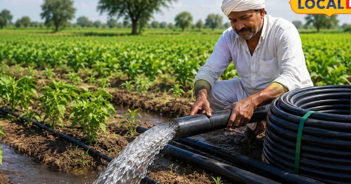 किसान को सिंचाई पाइप पर मिलेगी 55% तक सब्सिडी! जानें MP सरकार की इस योजना में कैसे करें ऑनलाइन आवेदन