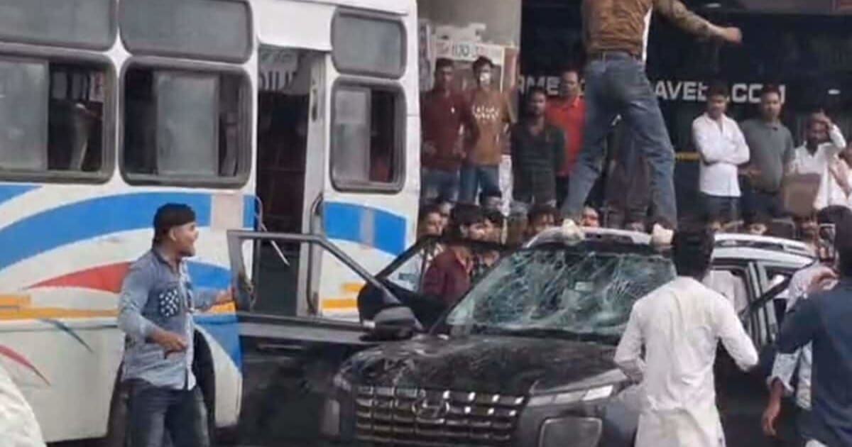मुरैना में BJP नेता की गाड़ी में जमकर तोड़फोड़, बीजेपी नेता का बेटा भी आरोपी