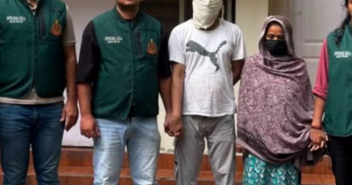 दिल्ली के कपल पर ISI के लिए जासूसी का आरोप:पाकिस्तानी एजेंट्स को 8 भारतीय सिम भेजे; पुलिस की स्पेशल सेल ने किया गिरफ्तार