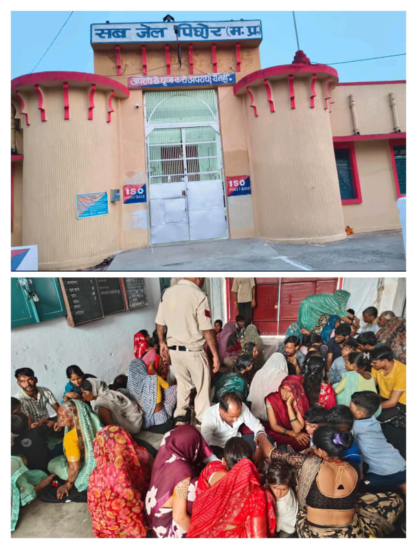 पिछोर सब-जेल में रक्षाबंधन पर दिखा भाई-बहन के प्रेम का भावुक दृश्य, बंदी भाइयों की कलाई पर सजी राखी