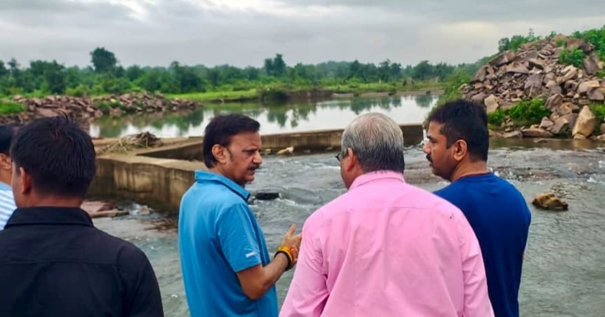 रीवा के बसामन मामा गौवंश वन्य विहार पहुंचे डिप्टी CM राजेंद्र शुक्ल, अतिवृष्टि से जलभराव का लिया जायजा