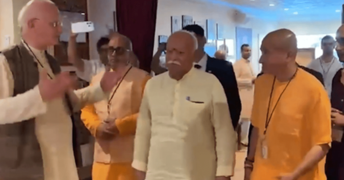 मोहन भागवत का अमेरिका दौरा, न्यूयॉर्क में इस्कॉन के कार्यक्रम में हुए शामिल