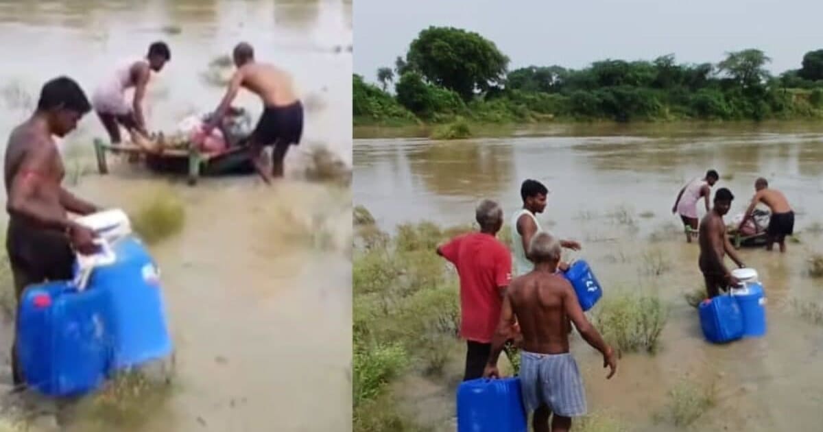 Bhind News: सांप ने डसा, उफनती नदी में ट्यूब पर खाट और उस पर महिला; भिंड में यूं बची जिंदगी