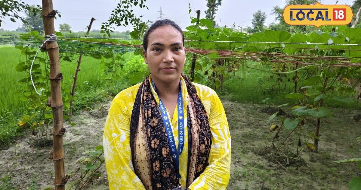 गोंडा की प्रियांशी पढ़ाई, नौकरी और खेती तीनों काम एक साथ संभाल रहीं, 2 बीघा में कर रहीं लौकी-तोरई की खेती
