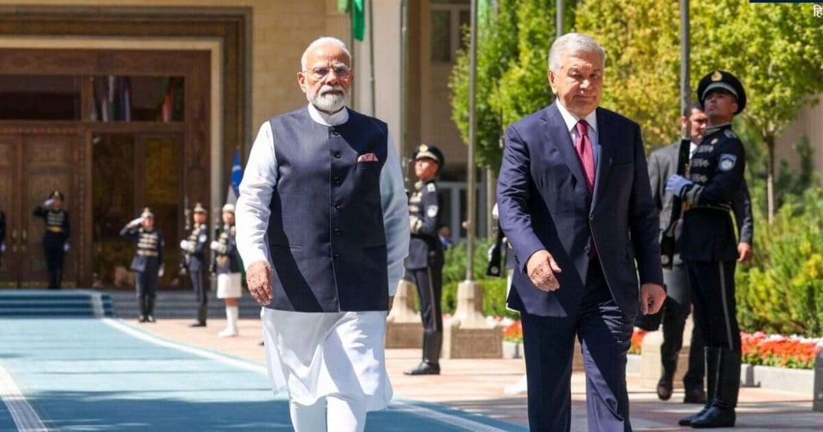 'आपने तो ताशकंद में हिन्दुस्तान खड़ा कर दिया,' उज्बेकिस्तान में डेलिगेशन बैठक से पहले PM मोदी का बयान
