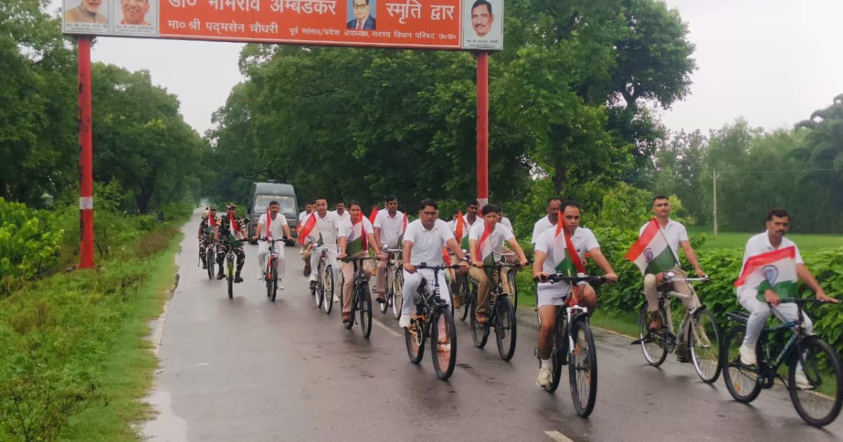 खेल दिवस पर SSB ने निकाली ‘संडे ऑन साइकिल’ रैली, 25 किमी साइकिल चलाकर दिया फिटनेस का संदेश